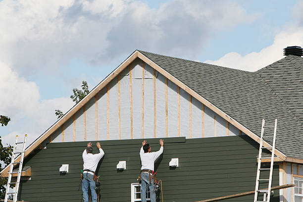 Professional Vinyl Siding technician working in South Heights, PA
